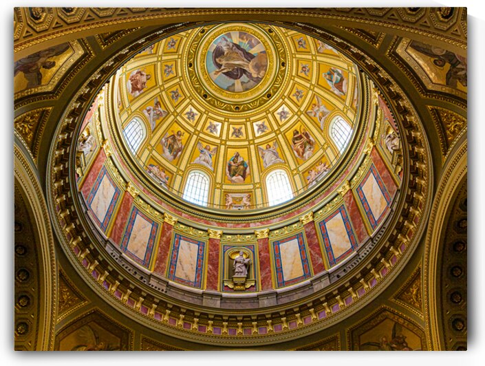 St. Stephens Basilica Ceiling by Dave Bowman