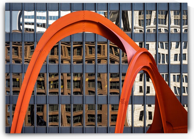 Flamingo Reflections by Dave Bowman