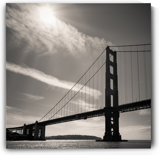 Golden Gate Silhouette by Dave Bowman