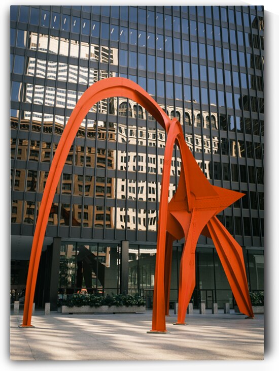 Red Flamingo by Dave Bowman