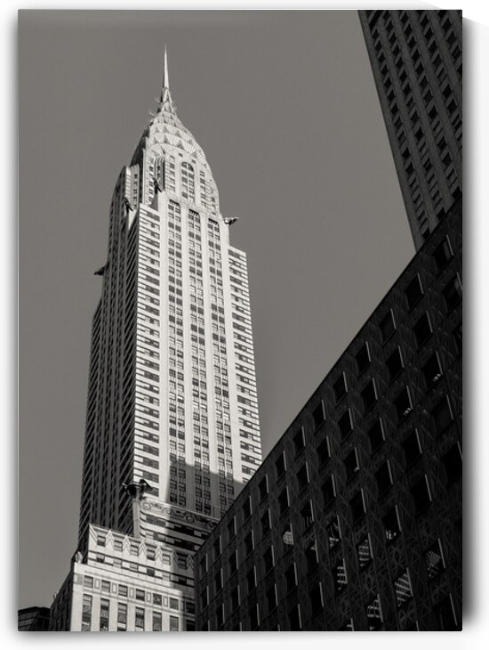 Chrysler in Morning Sun by Dave Bowman