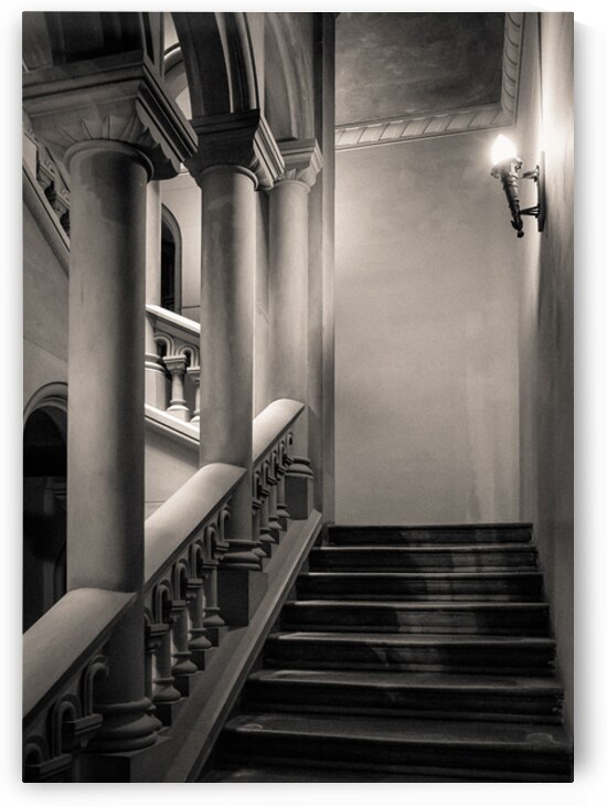 Penrhyn Castle Staircase by Dave Bowman