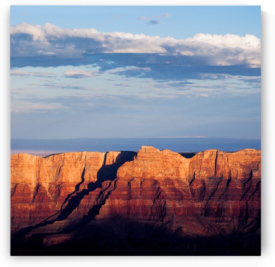 North Rim at Sunset by Dave Bowman