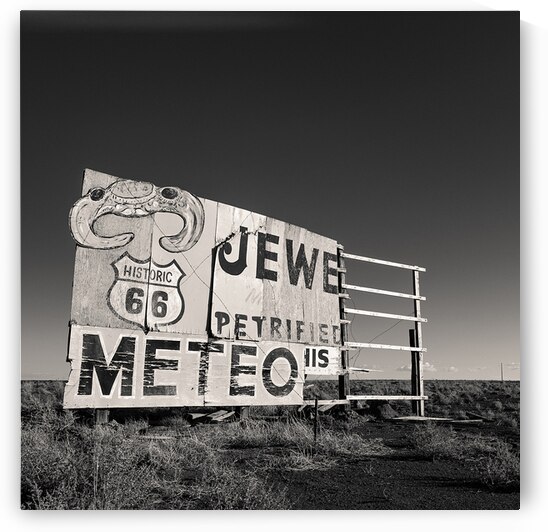 Route 66 Billboard by Dave Bowman