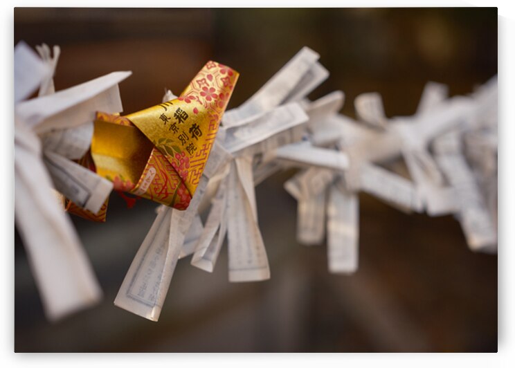 Golden Omikuji by Dave Bowman