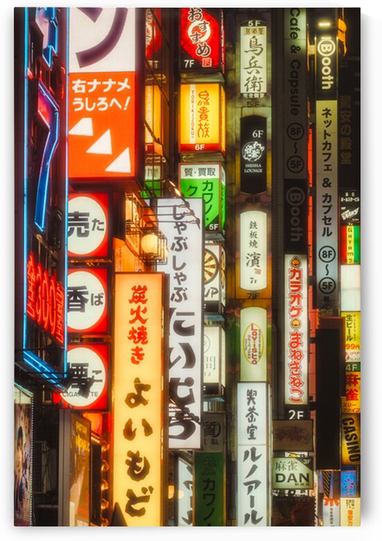 Shinjuku Signs by Dave Bowman