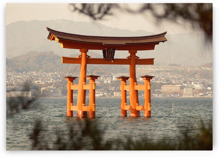 Great Torii at Miyajima by Dave Bowman