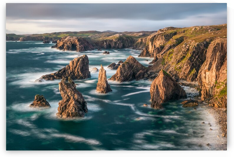 Mangersta Sea Stacks by Dave Bowman