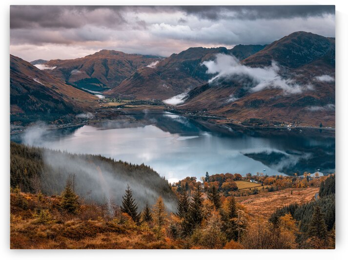 Loch Duich from Mam Ratagan Pass by Dave Bowman