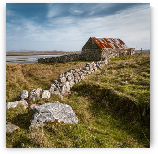 Baleshare Barn by Dave Bowman