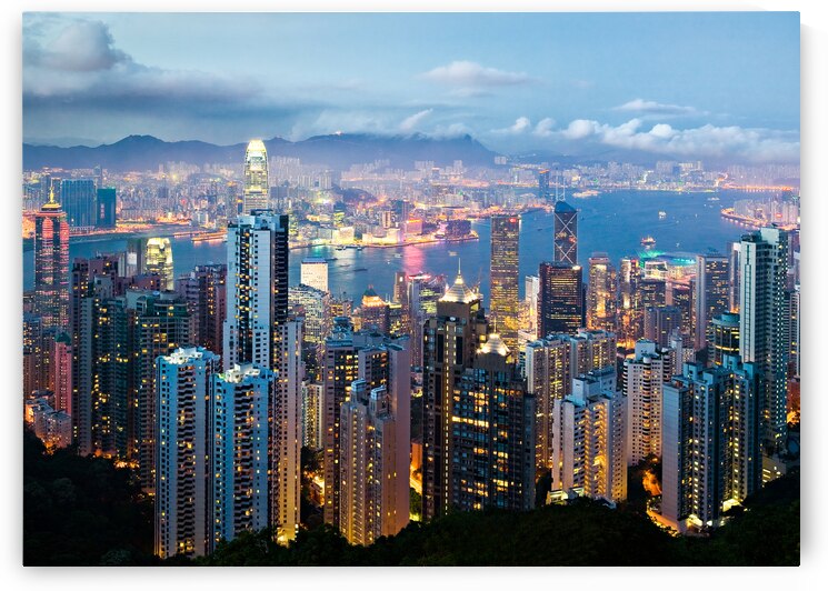 Hong Kong at Dusk by Dave Bowman