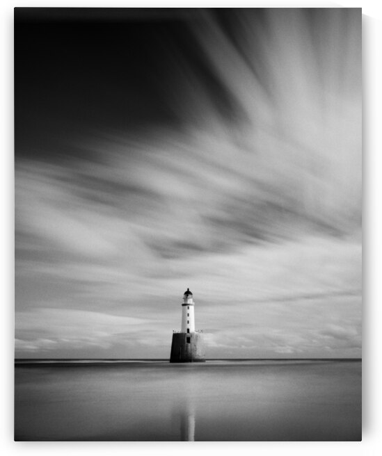 Clouds Over Rattray Head Lighthouse by Dave Bowman
