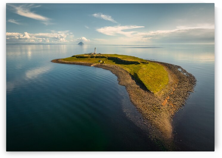 Pladda Island and Lighthouse by Dave Bowman