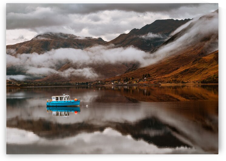 Loch Duich Fishing Boat by Dave Bowman