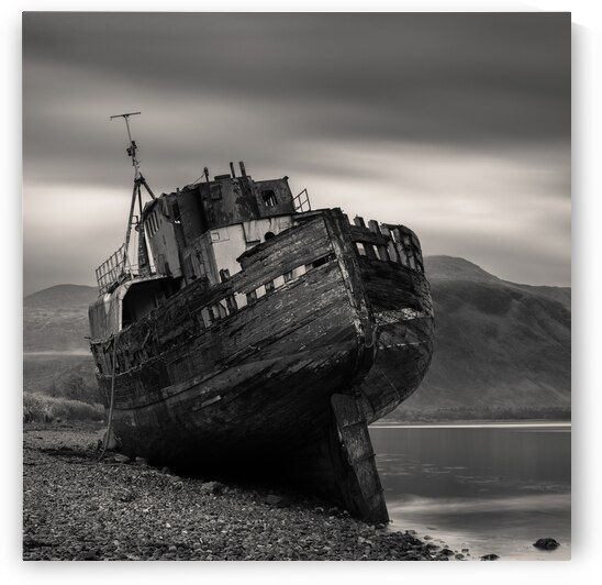 Old Boat of Caol by Dave Bowman