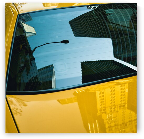 Yellow Cab Big Apple by Dave Bowman