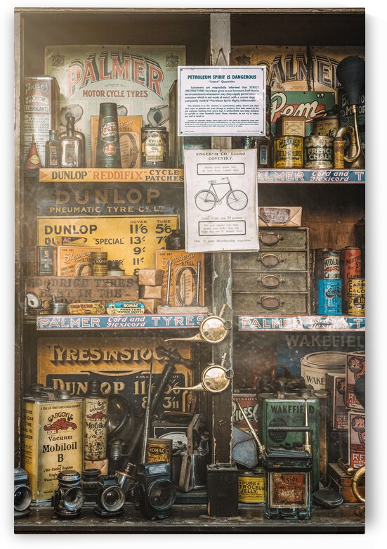 Vintage Garage Workshop by Dave Bowman