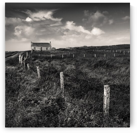 Abandoned Cottage on South Uist by Dave Bowman