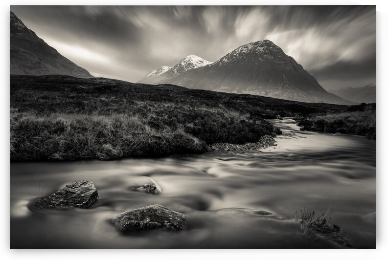 River to The Buachaille by Dave Bowman