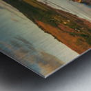 Last Light at Castle Stalker Metal print