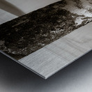 Pillars and Swirls Metal print