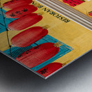 Colourful Restaurant Metal print