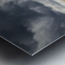 Storm Clouds Over Barley Field Metal print