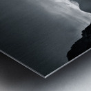 Fjord Rain Metal print