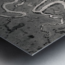 Salt Marsh Channels Metal print