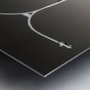 Willis Tower and Lamp Metal print