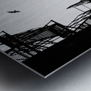 Alley Silhouettes Metal print