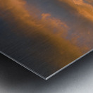 Last Light on Suilven Metal print