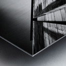 Alley Lamp Metal print