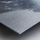 Snowy Day in the Alps Metal print