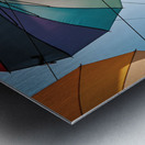 Penang Umbrellas Metal print