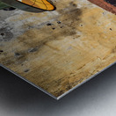 Woman with a Red Scarf Metal print