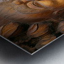 Wooden Buddha Metal print