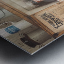 Vintage Kitchen Cupboard Metal print