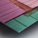 Beach Hut Hinge Metal print