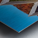 Blyth Beach Huts Impression metal