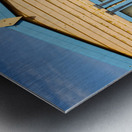 Three Blue Windows Metal print