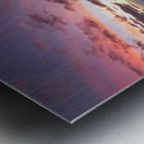 Red Peak Sunset Metal print