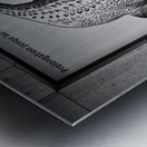 The Pen is Mightier than... Metal print