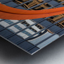 Flamingo Reflections Metal print