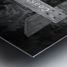 Coast Path Sign Metal print