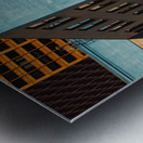 Chicago Bubblegum Moose Metal print