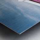 Magenta Divide Metal print