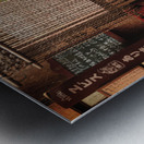 Shinjuku Bicycle Metal print