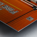 Kyoto City Fire Engine Metal print