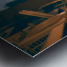 Backstreets of Osaka Metal print